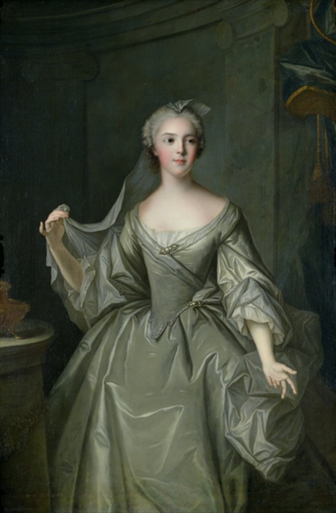 Detail of Madame Sophie de France as a Vestal Virgin by Jean-Marc Nattier
