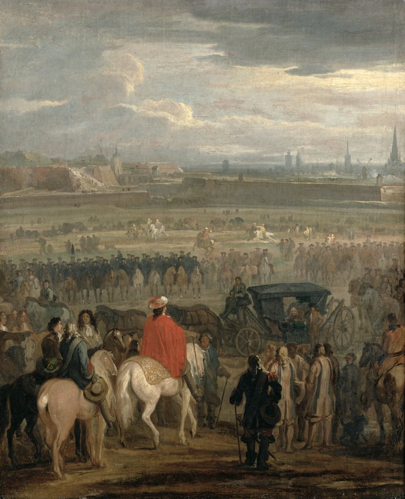 Detail of Surrender of the Citadel of Cambrai, 18th April 1677, c.1678 by Adam Frans van der Meulen