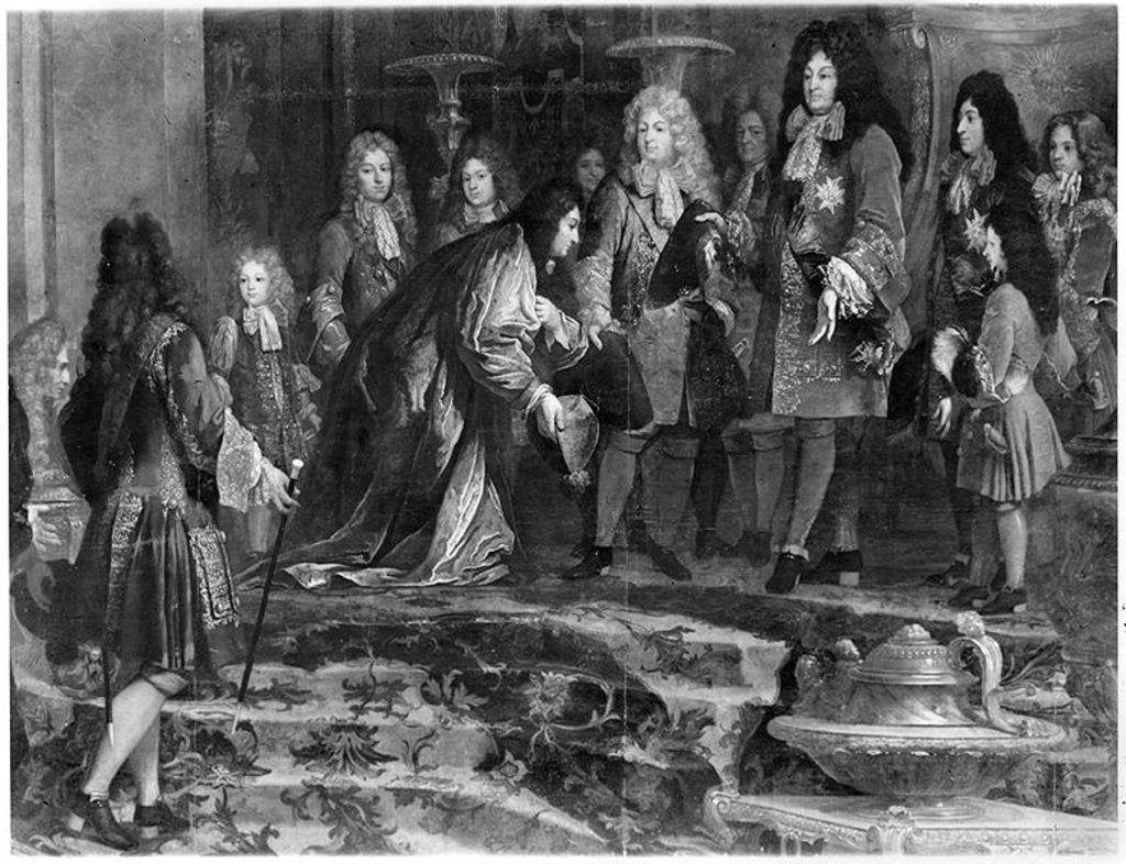 Detail of The Doge of Genoa offering his apologies to Louis XIV the 15th May 1685, 1715 by Claude-Guy Halle