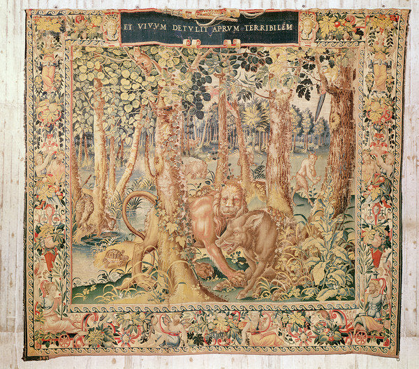 Detail of The Erymanthian Boar, after 1528 by Flemish School