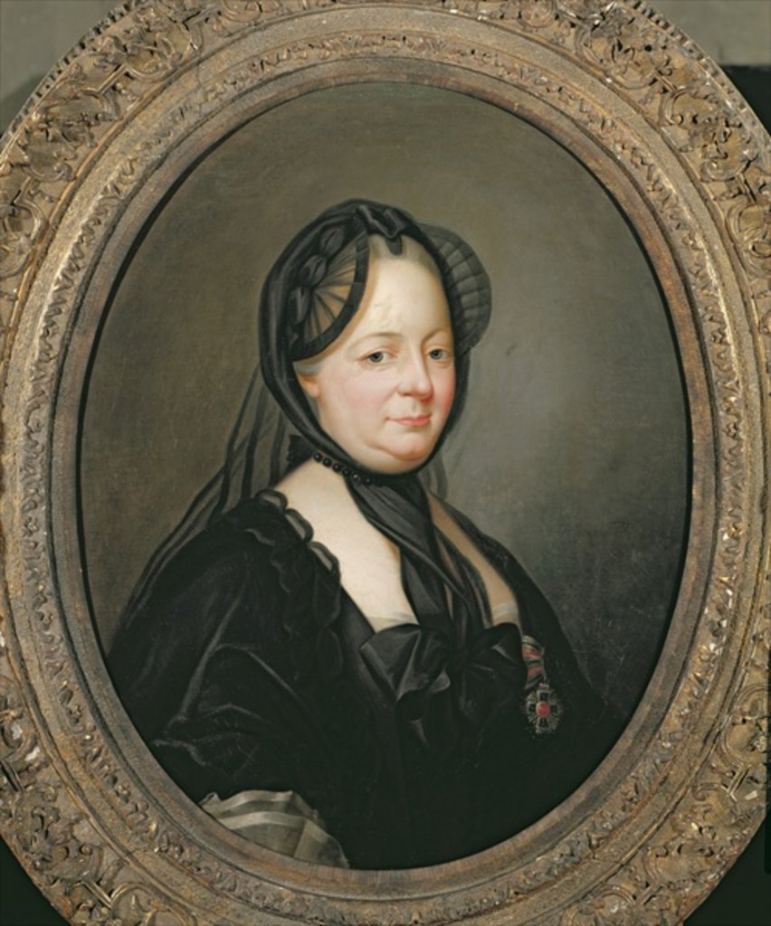 Detail of Empress Maria Theresa of Austria by Joseph (after) Ducreux