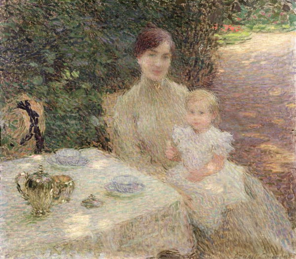 Detail of In the Garden, 1904 by Ernest-Joseph Laurent
