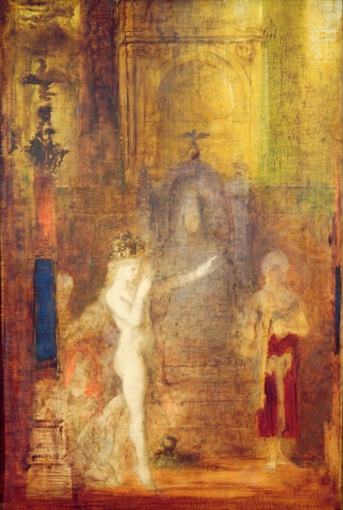 Detail of Salome dancing before Herod, c.1876 by Gustave Moreau