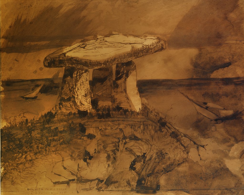 Detail of Dolmen ou m'a parle la bouche d'ombre by Victor Hugo