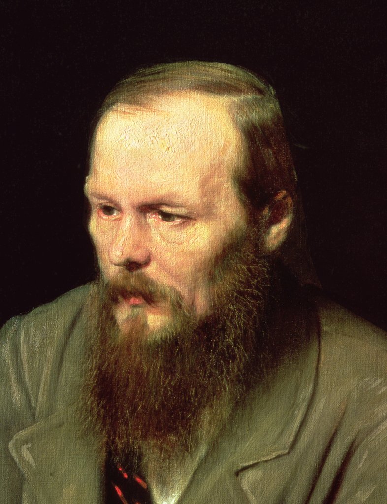 Detail of Fyodor Dostoyevsky, 1872 by Vasili Grigorevich Perov