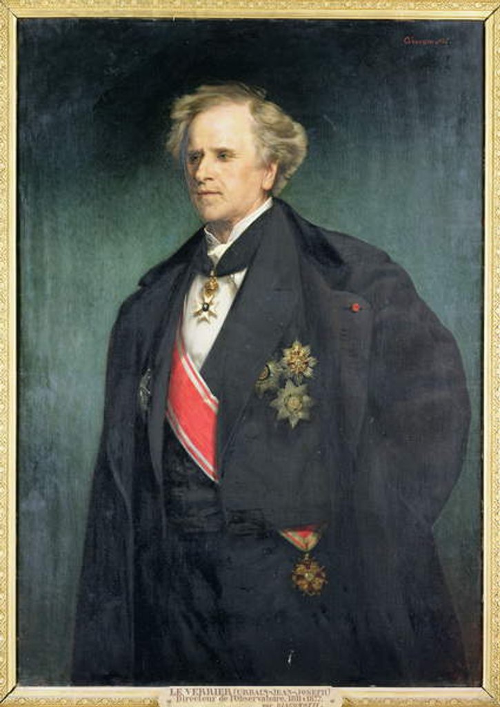 Detail of Urbain Le Verrier by Felix Henri Giacomotti