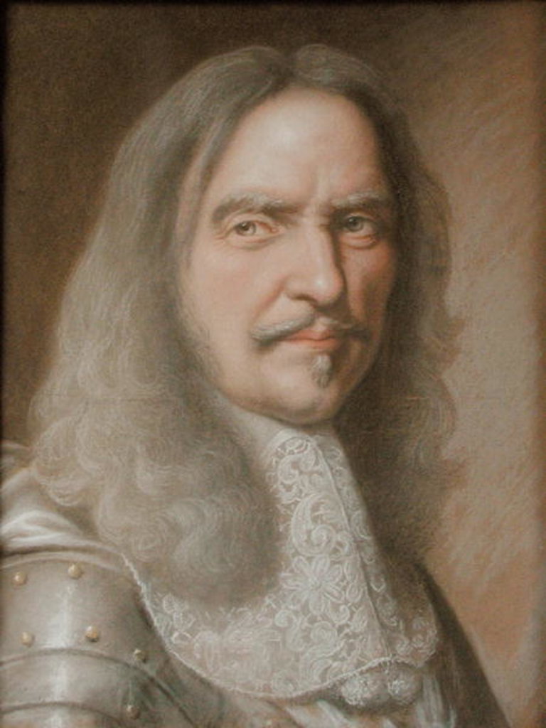 Detail of Henri de La Tour d'Auvergne Vicomte de Turenne by Robert Nanteuil