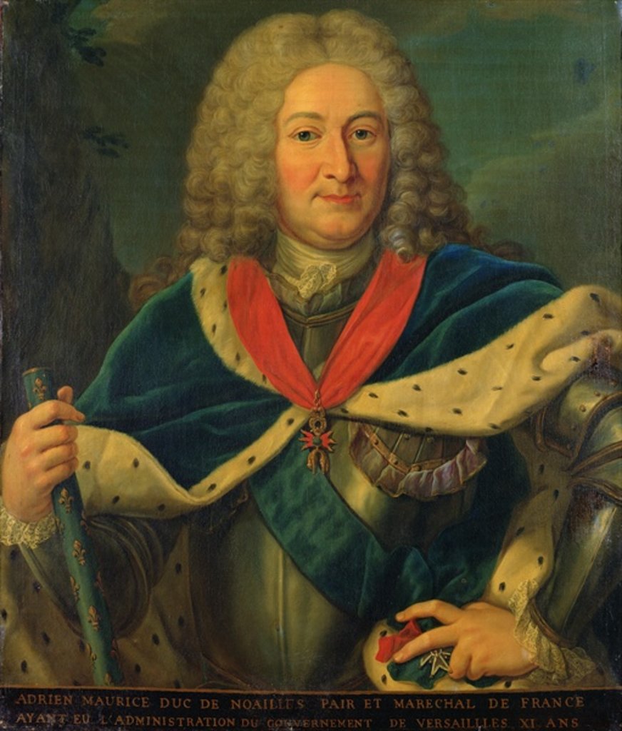 Detail of Duke Adrien-Maurice de Noailles by French School