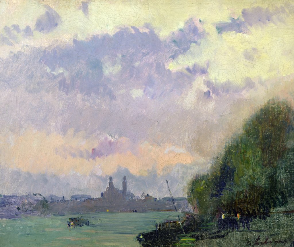 Detail of The Trocadero by Albert-Charles Lebourg