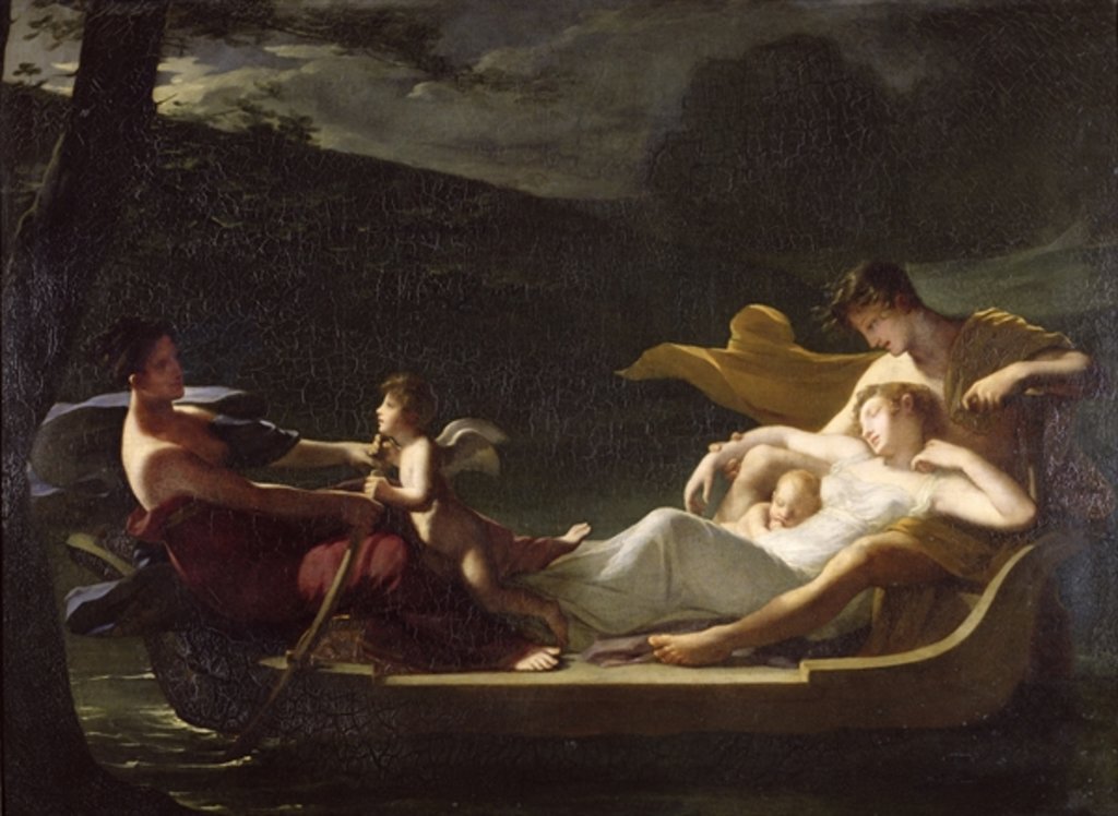 Detail of The Dream of Happiness by Constance Marie Mayer Lamartiniere