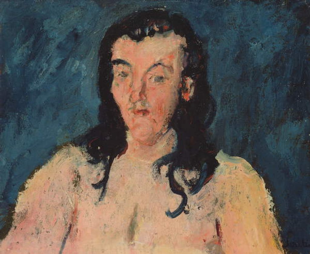 Detail of Torso with a Blue Background, 1927-28 by Chaim Soutine