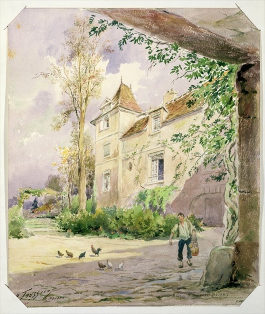 Detail of The House of Armande Bejart in Meudon, c.1906 by Henri Toussaint