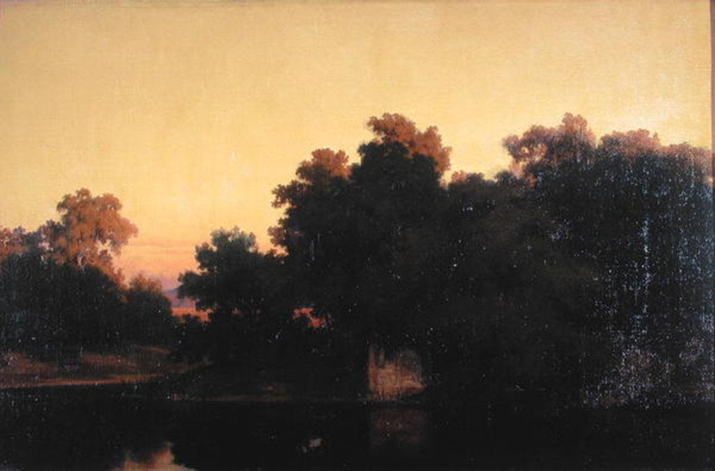 Detail of The Wood of the Nymph Egeria by Antoine Auguste Ernest Herbert or Hebert