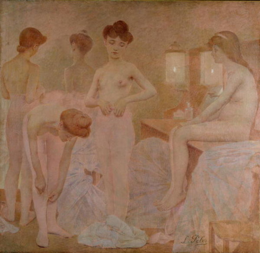 Detail of The Dancers, 1905-09 by Fernand Pelez