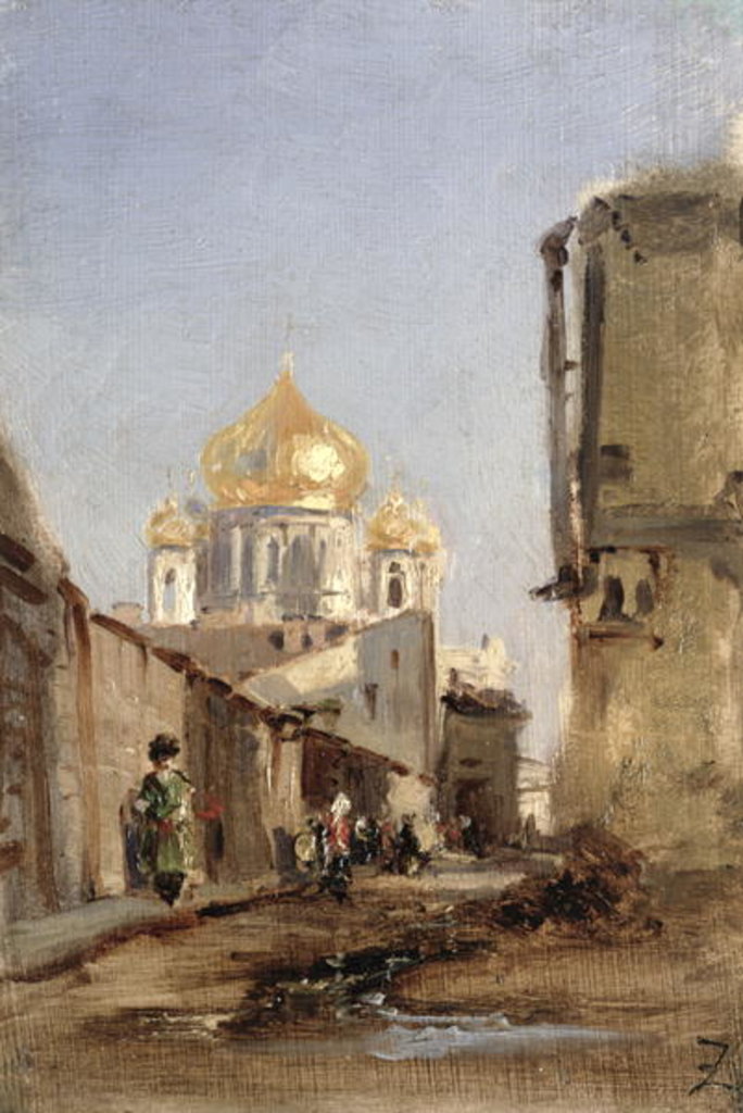 Detail of Study of Tobolsk, 1842 by Felix Ziem