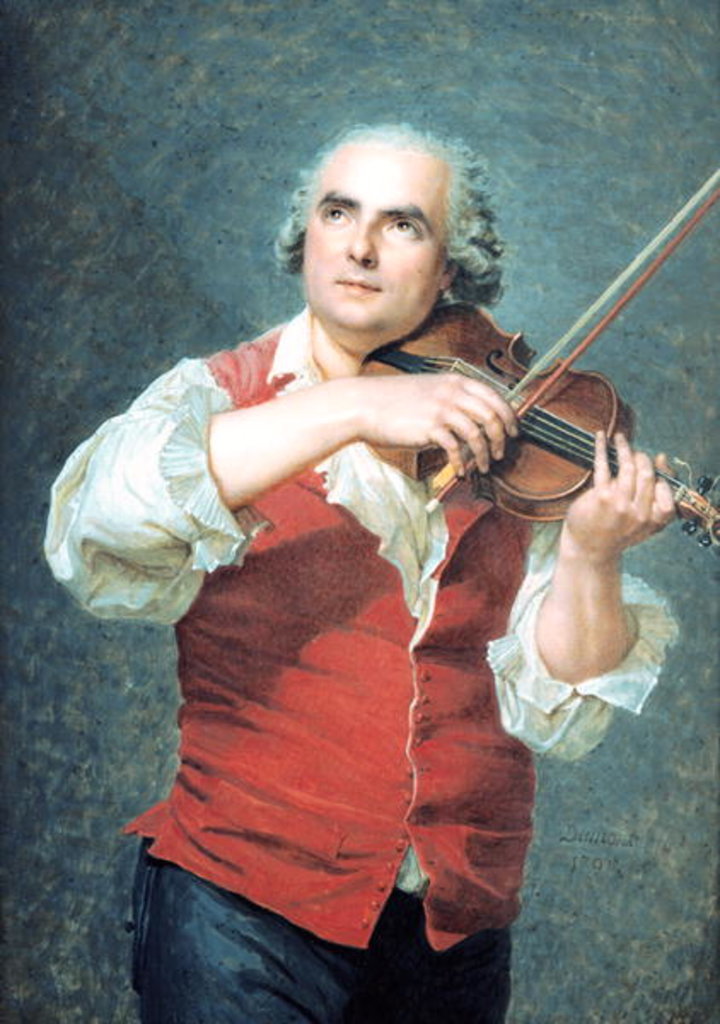 Detail of Marie Alexandre Guenin 1791 by Francois Dumont