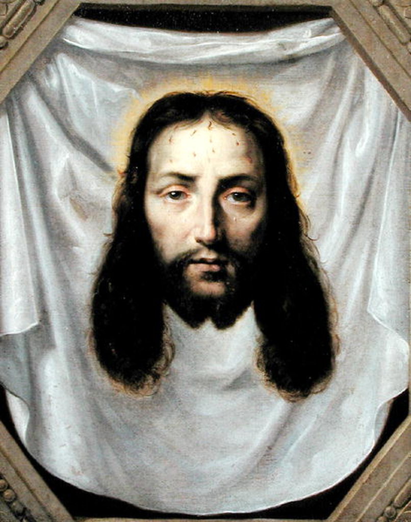 Detail of The Shroud of St. Veronica by Philippe de (after) Champaigne