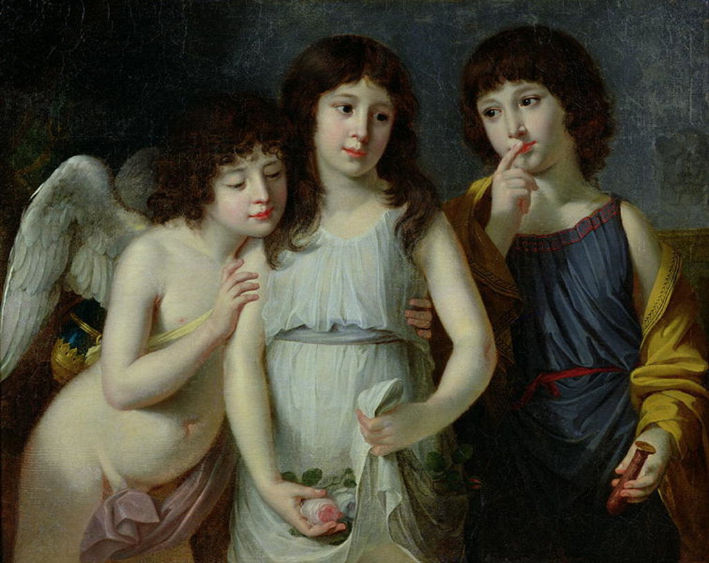 Detail of The Three Children of Monsieur Langlois by Robert Lefevre