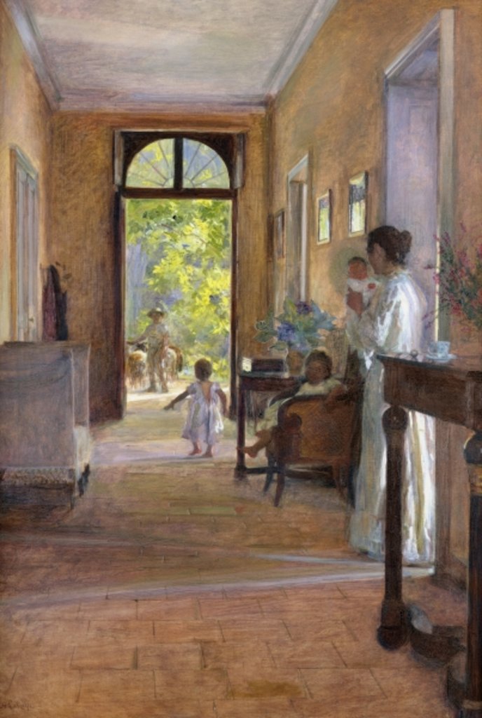 Detail of Morning Joy by Alexis-Marie Lahaye