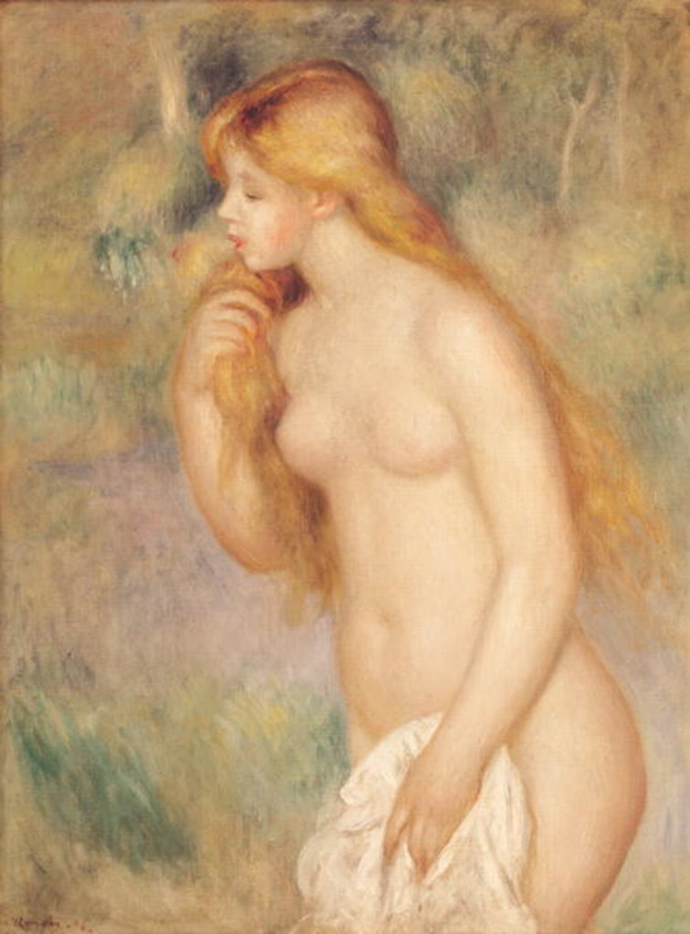 Detail of Standing Bather, 1896 by Pierre Auguste Renoir