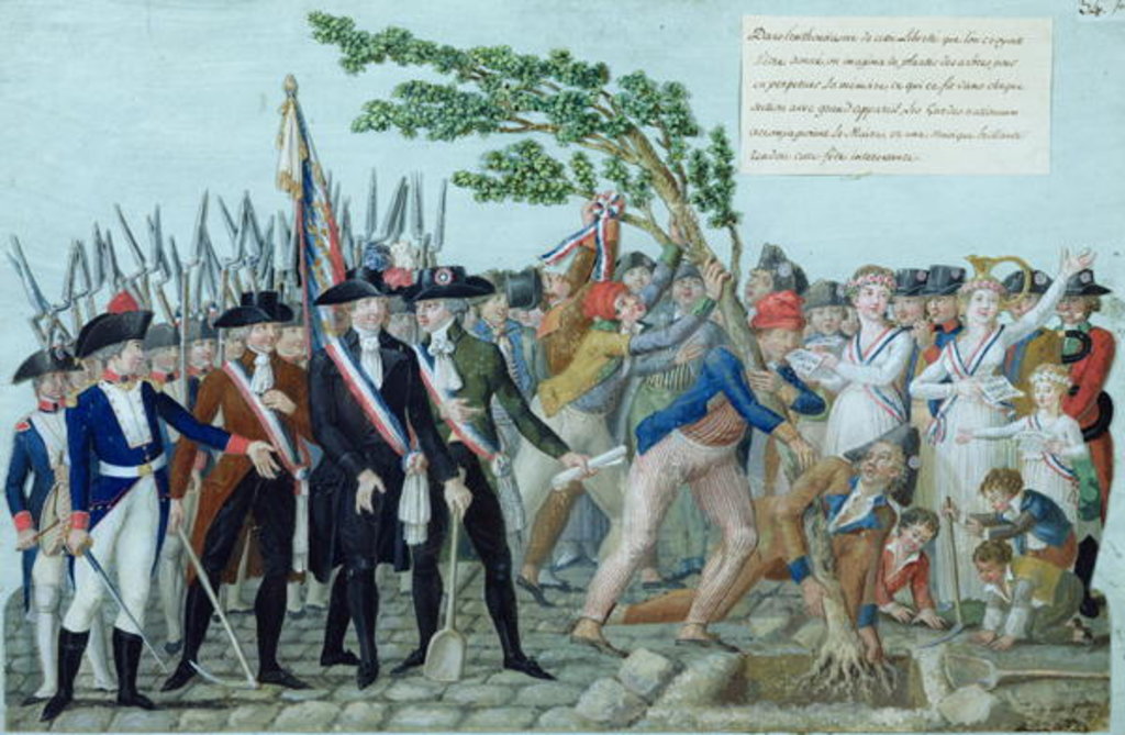 Detail of The Planting of a Tree of Liberty, c.1789 by Lesueur Brothers