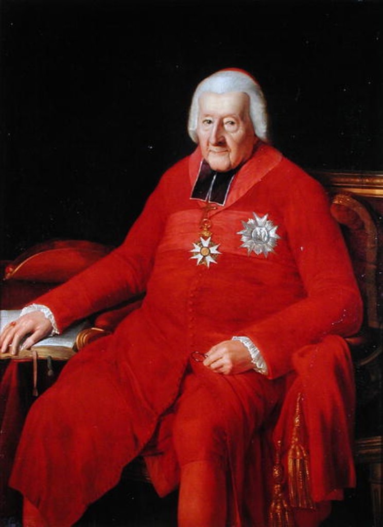 Detail of Cardinal Jean-Baptiste de Belloy-Morangle by Laurent Dabos