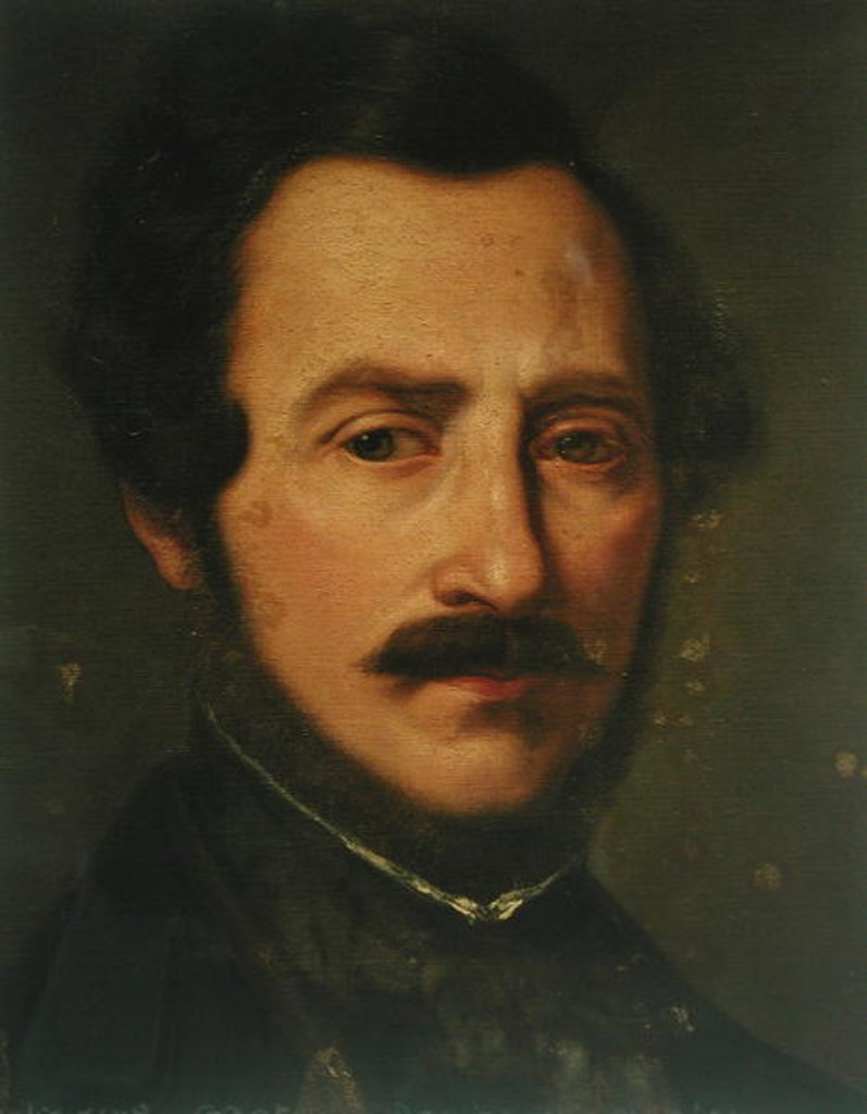 Detail of Portrait of Gaetano Donizetti by Italian School