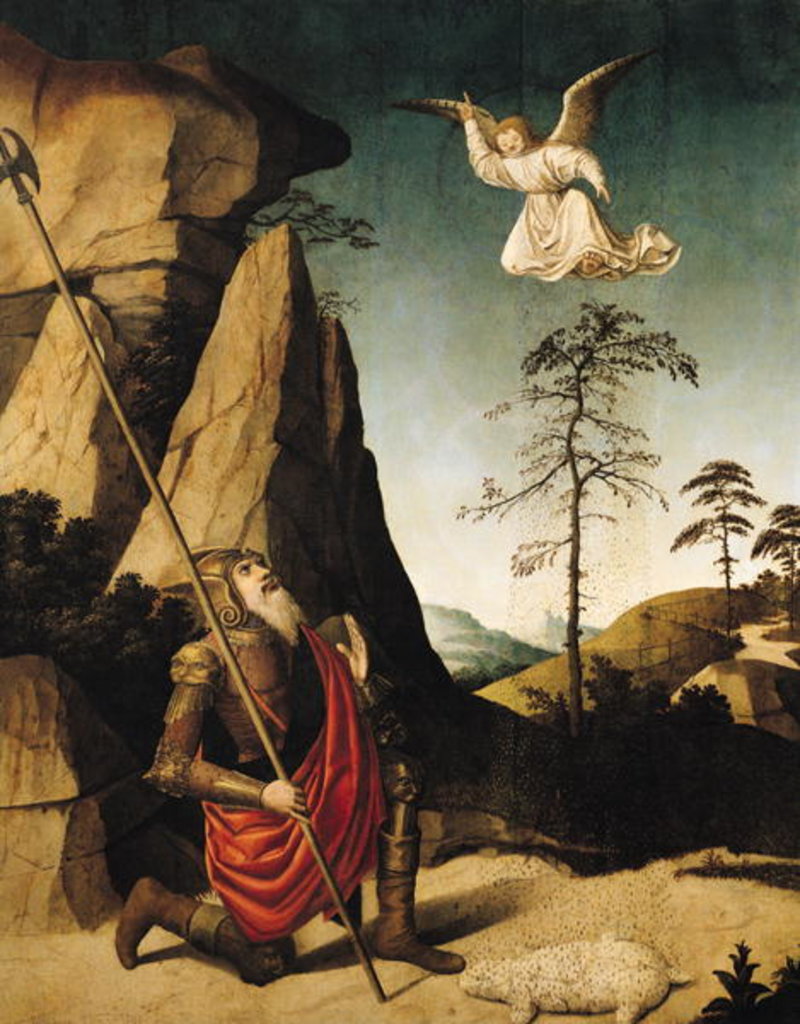 Detail of Gideon and the Fleece, c.1490 by French School