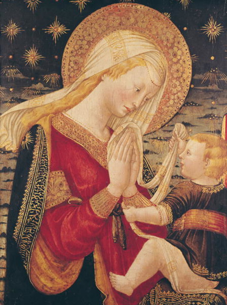 Detail of Virgin and Child, 15th century by Neri di Bicci