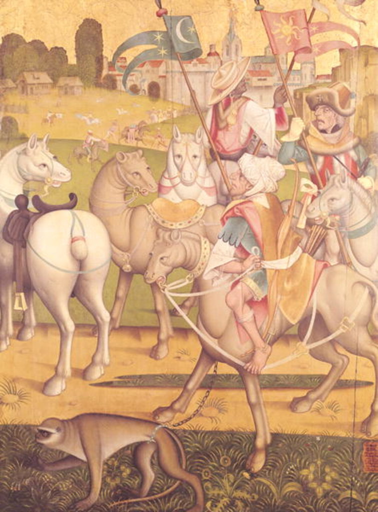 Detail of The Cavalcade of the Magi, c.1460 by Swiss School