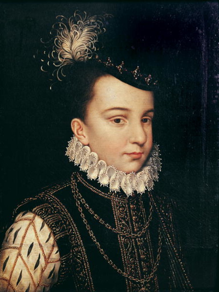 Detail of Portrait of Francois Hercule de France Duc d'Alencon by Francois Clouet