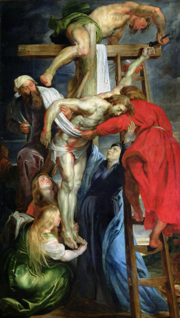Detail of The Descent from the Cross, c.1614-15 by Peter Paul Rubens