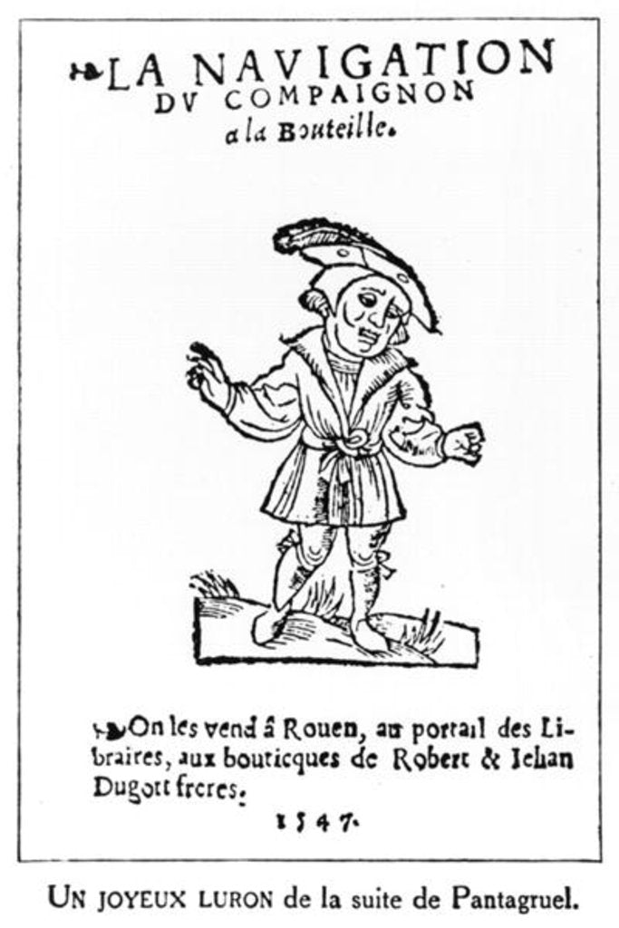 Detail of Illustration from 'Pantagruel' by Francois Rabelais reproduction of an edition of 1547 by (after) French School