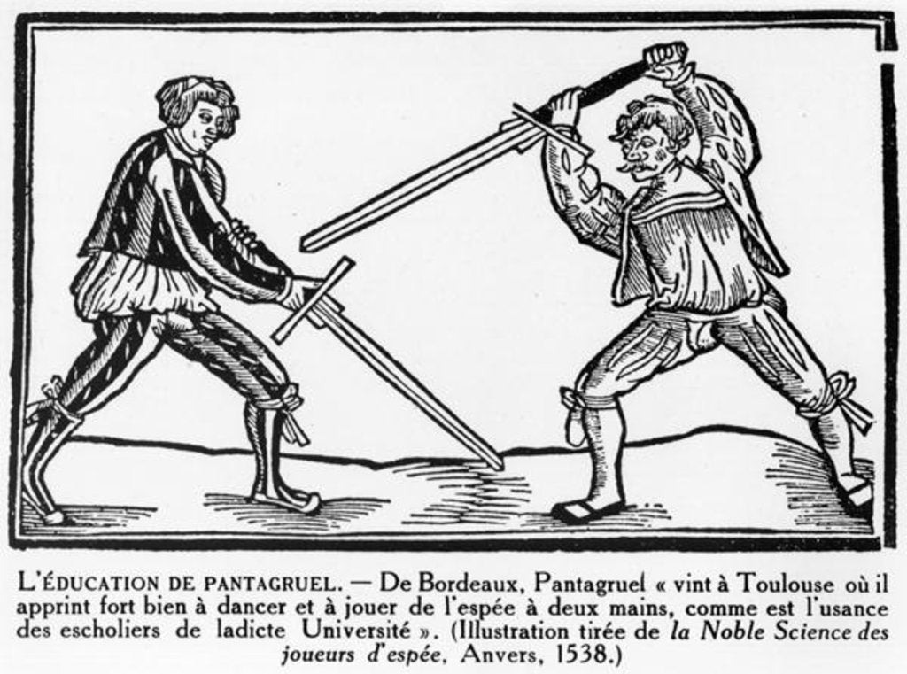 Detail of The Education of Pantagruel by French School