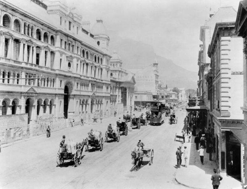 Detail of Cape Town: New Adderley Street, c.1914 by French Photographer
