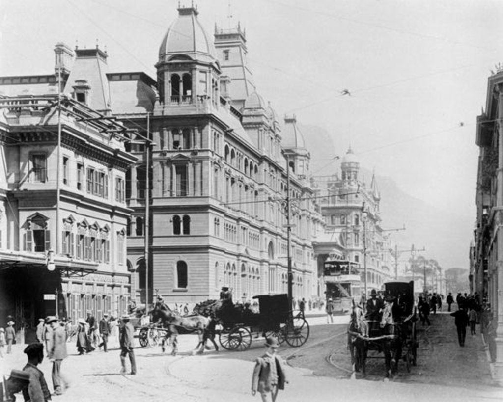 Detail of Cape Town: New Adderley Street, c.1914 by French Photographer