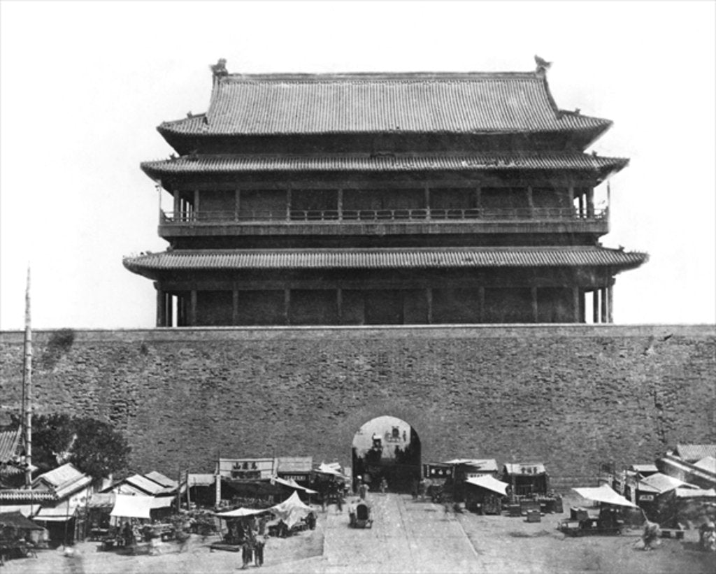 Detail of Entrance to the inner wall, Peking, China, c.1900 by French Photographer