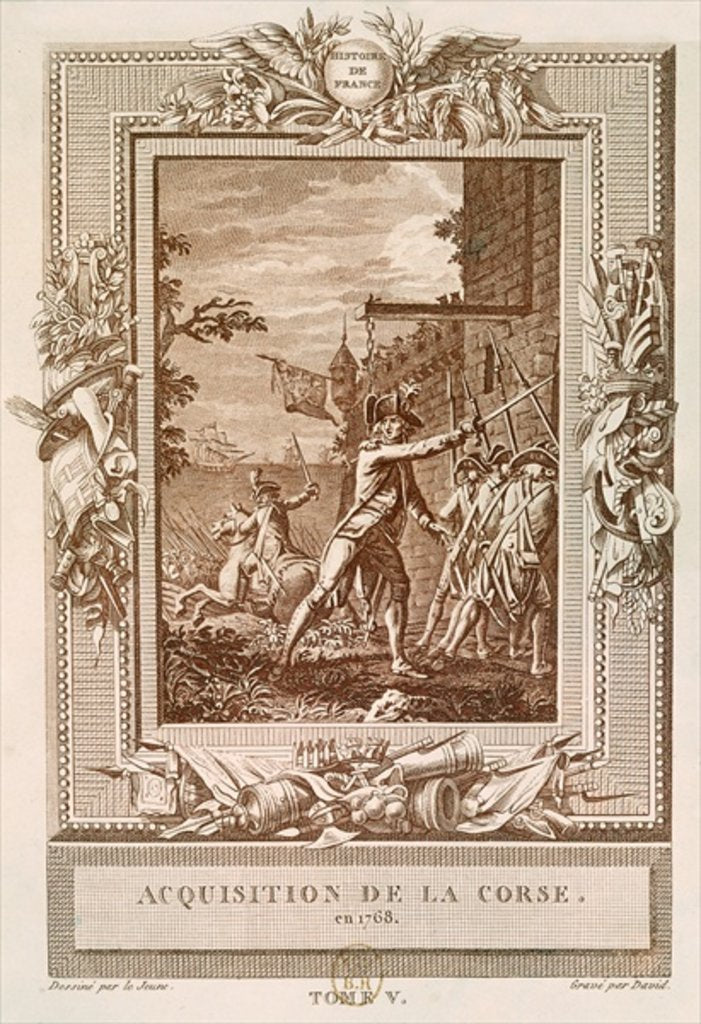 Detail of The Acquisition of Corsica in 1768 by Le Jeune