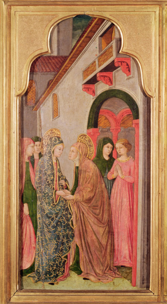 Detail of The Visitation by Giovanni Francesco da Rimini