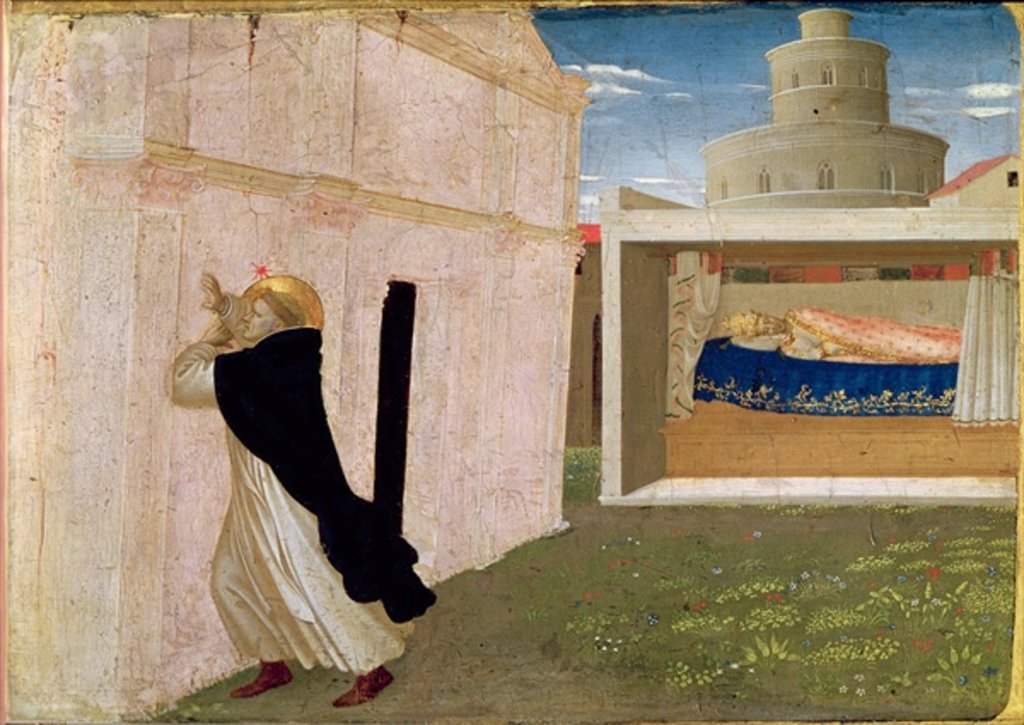 Detail of The Dream of Innocent III by Fra Angelico