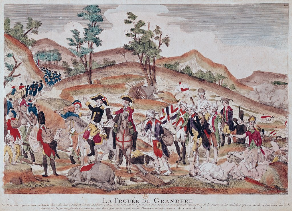 Detail of The Breach of Grandpre, October 1792 by French School