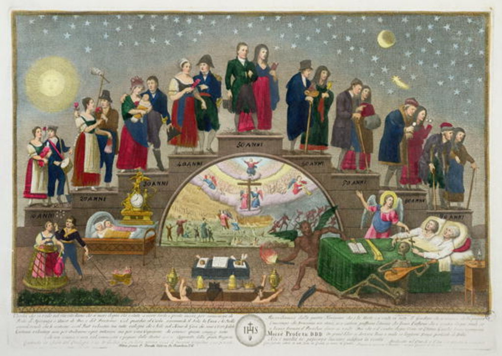 Detail of The Ages of Life by Italian School