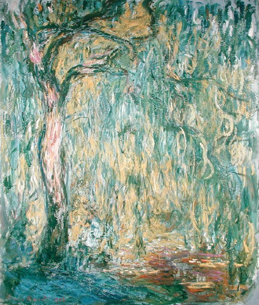 Detail of The Large Willow at Giverny, 1918 by Claude Monet