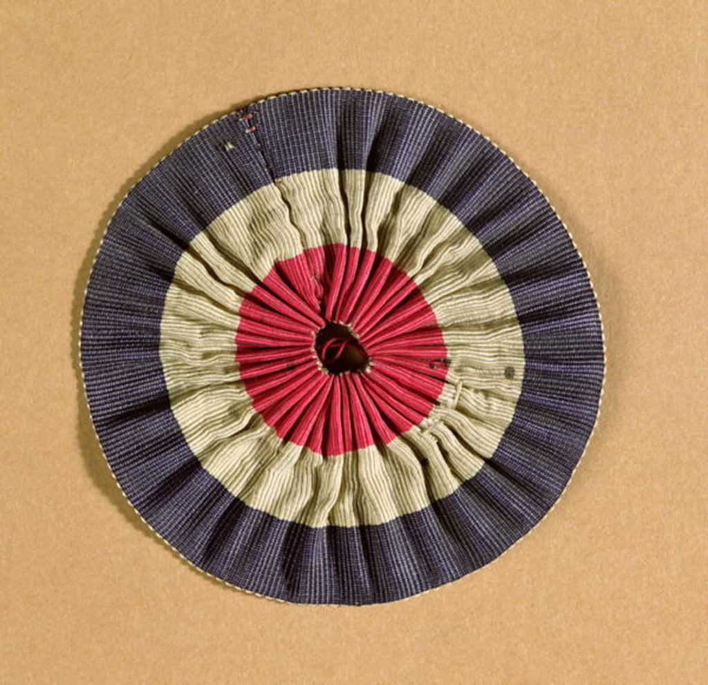 Detail of Tricolore Rosette by French School