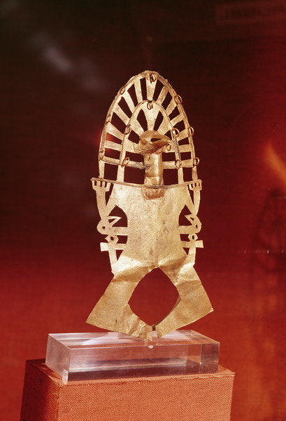 Detail of Pectoral, Muisca Culture, 1100-1500 by Pre-Columbian Pre-Columbian
