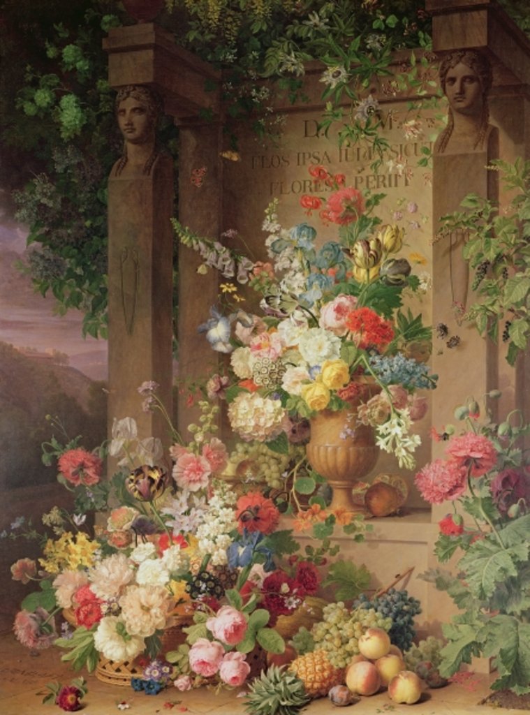 Detail of The Tomb of Julie, 1803 by Jan Frans van Dael