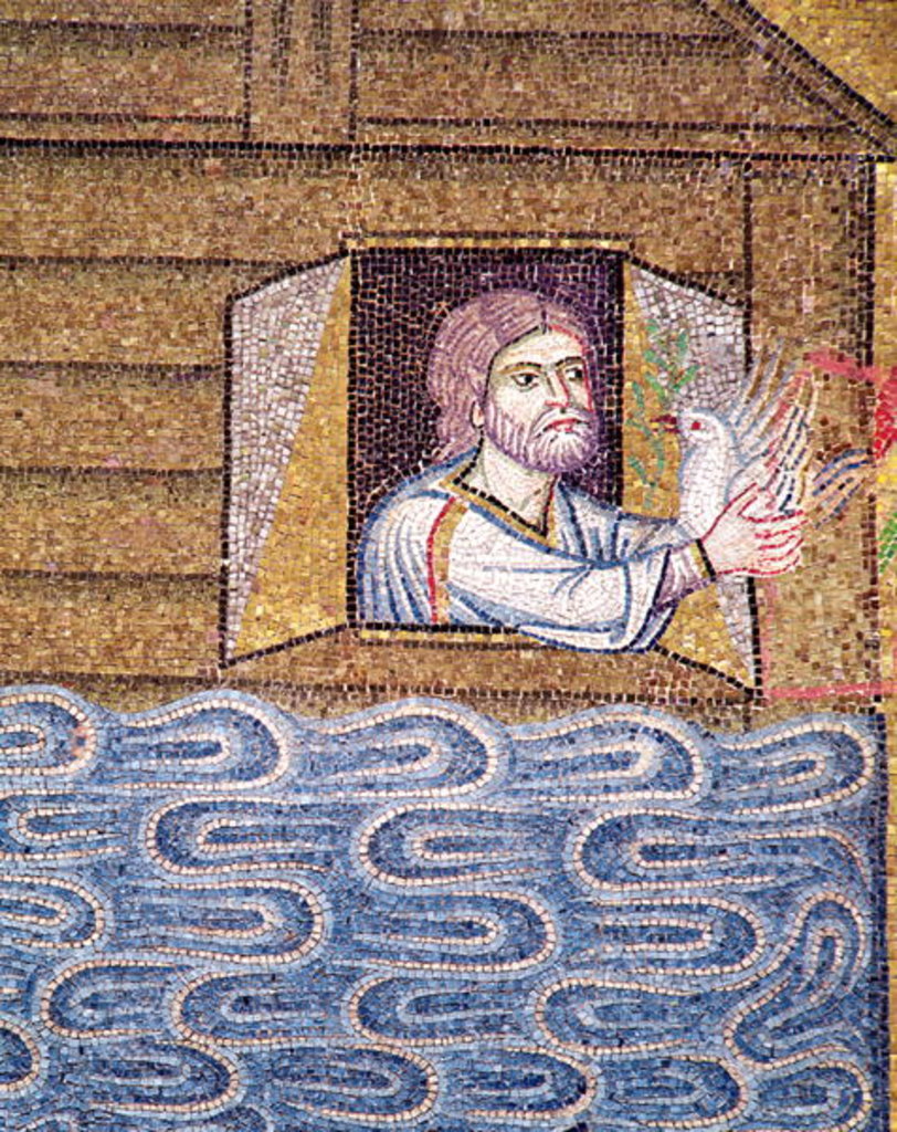 Detail of The Flood, from the Atrium by Veneto-Byzantine School