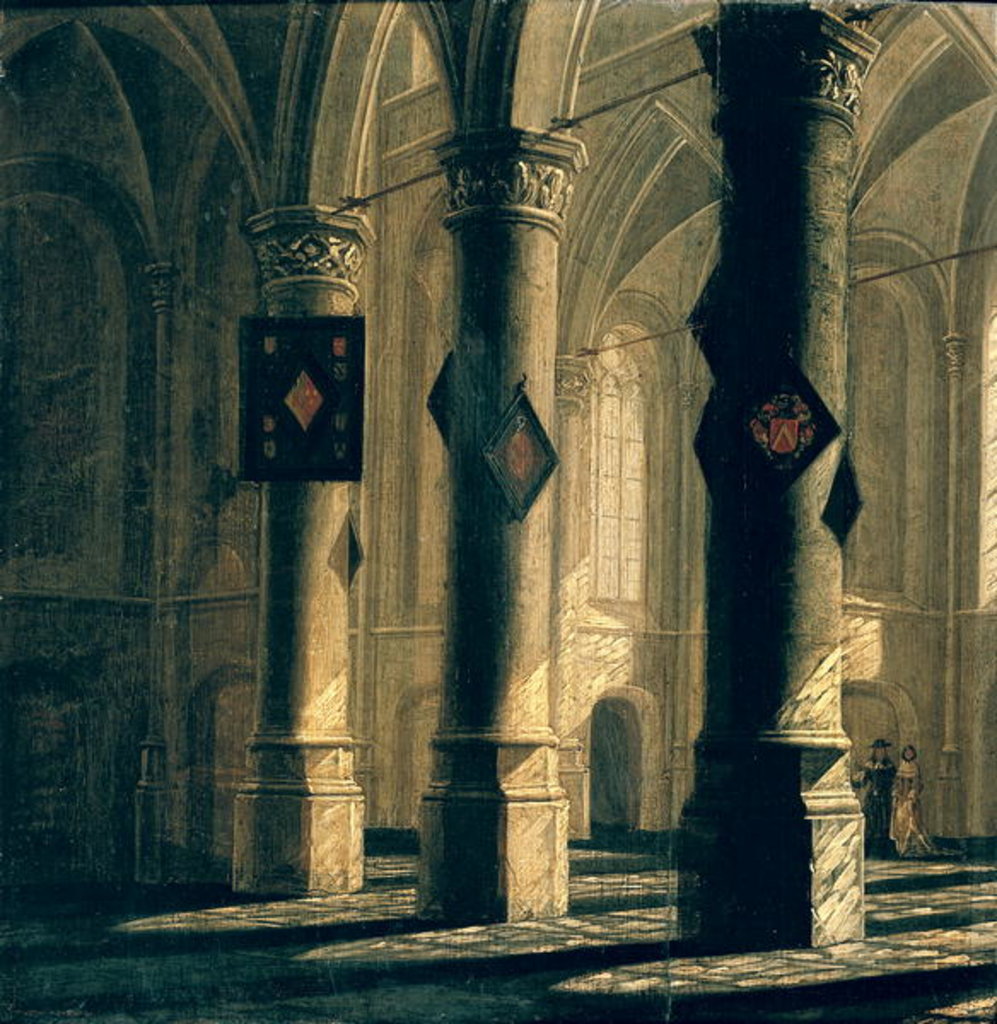 Detail of Interior of a Church by Anthonie Delorme