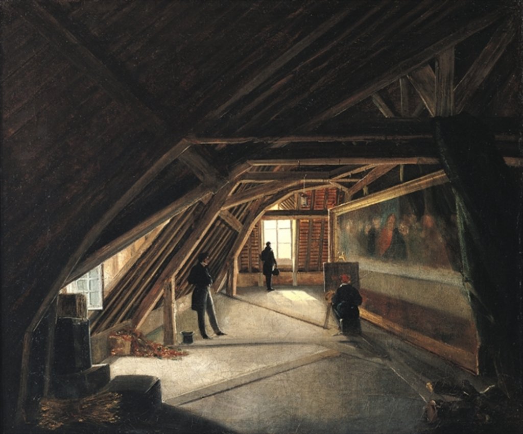 Detail of The Attic of a Museum by Etienne