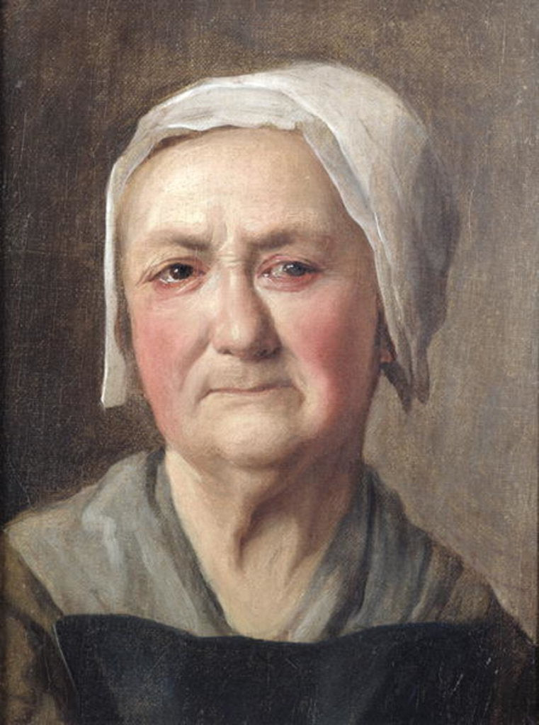 Detail of Portrait of a Peasant by French School